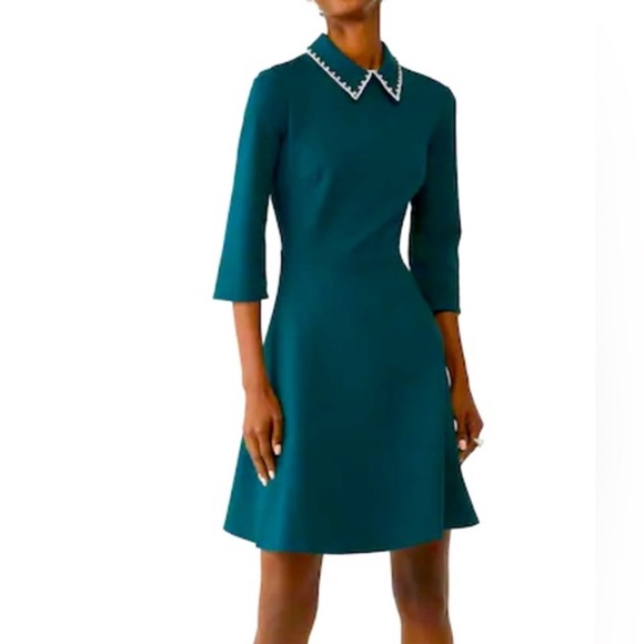 kate spade Dresses & Skirts - Kate Spade Green Diamanté Collar Dress. NWT